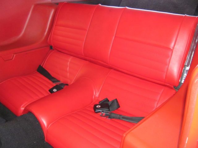1971 Red Ford Mustang fast back