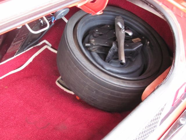 1971 Red Ford Mustang fast back