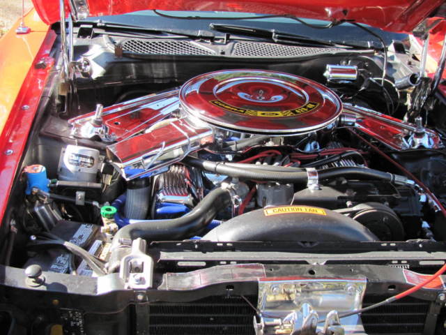 1971 Red Ford Mustang fast back