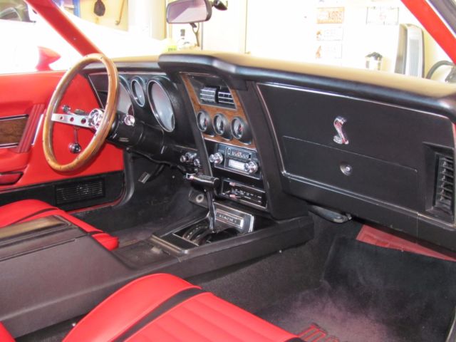 1971 Red Ford Mustang fast back