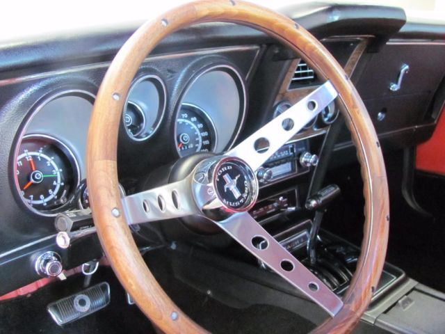 1971 Red Ford Mustang fast back