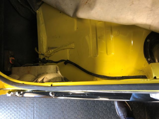 1971 Yellow Ford Mustang Coupe