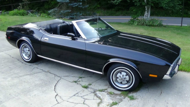 1971 Black Ford Mustang Convertible