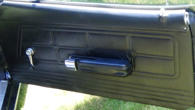 1971 Black Ford Mustang Convertible