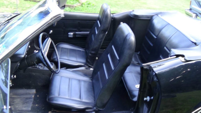 1971 Black Ford Mustang Convertible