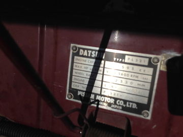 1971 Burgundy Nissan Other U/K