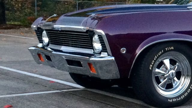 1971 Purple Chevrolet Nova Coupe