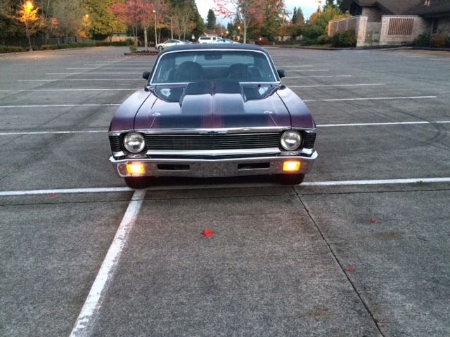 1971 Purple Chevrolet Nova Coupe