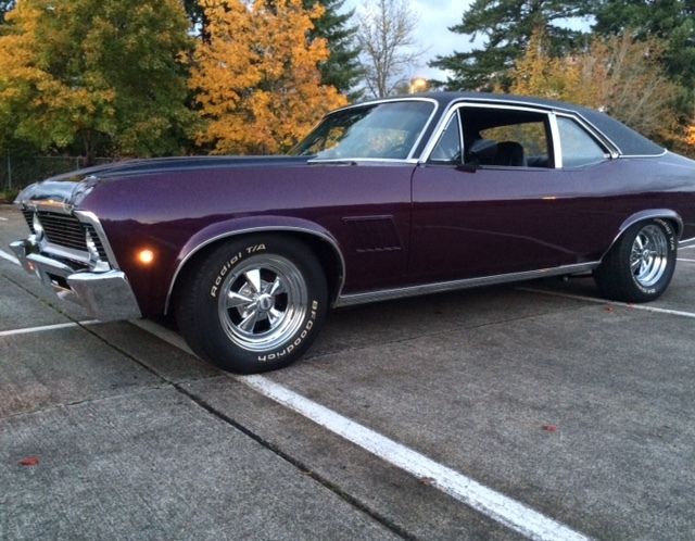 1971 Purple Chevrolet Nova Coupe