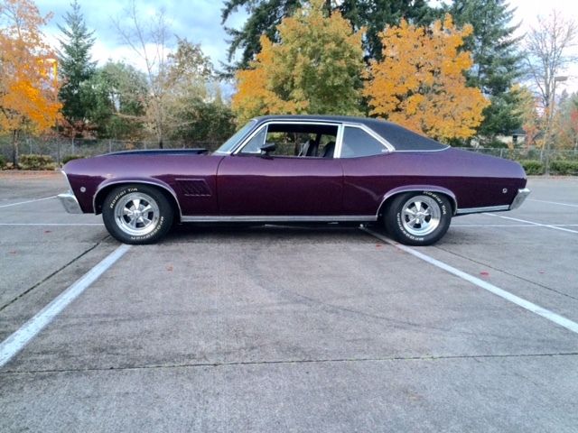 1971 Purple Chevrolet Nova Coupe