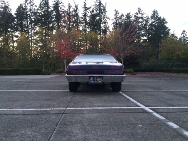 1971 Purple Chevrolet Nova Coupe