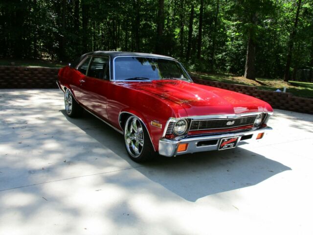 1971 Red Chevrolet Nova Coupe