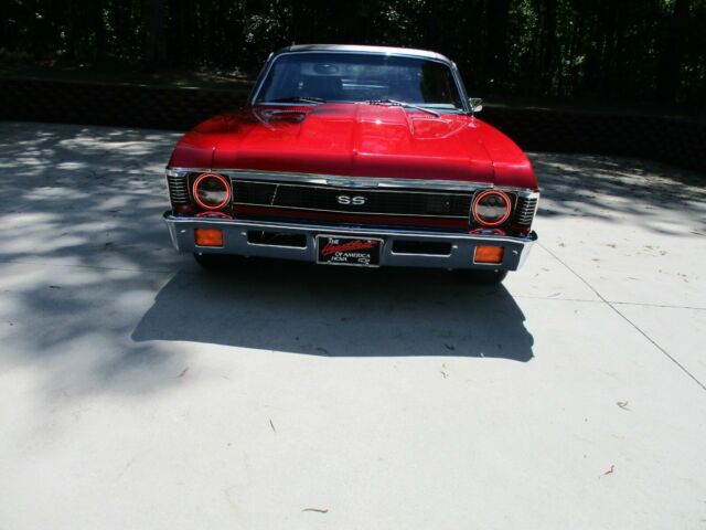 1971 Red Chevrolet Nova Coupe