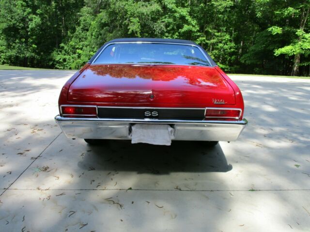 1971 Red Chevrolet Nova Coupe