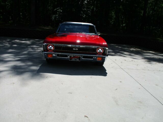 1971 Red Chevrolet Nova Coupe
