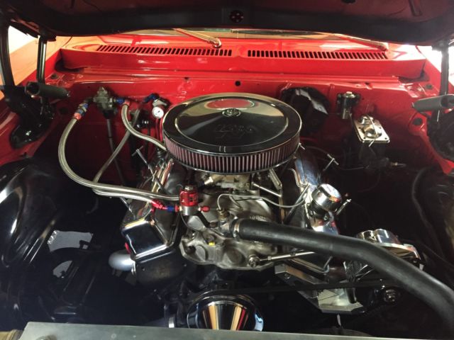 1971 Red Chevrolet Nova Coupe