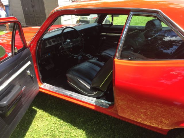 1971 Red Chevrolet Nova Coupe