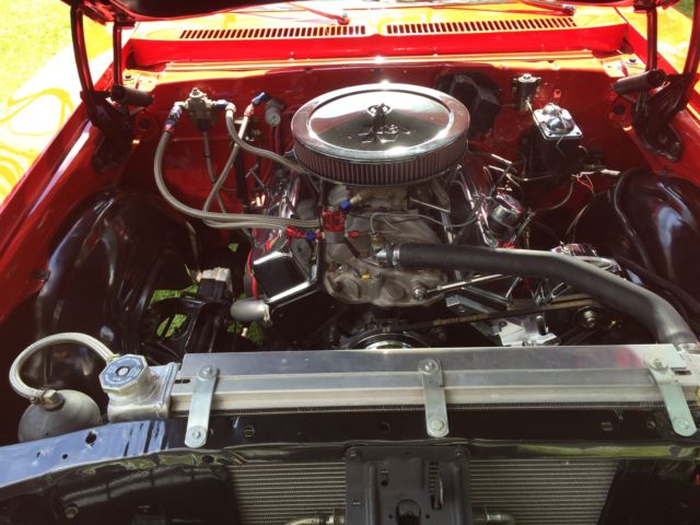 1971 Red Chevrolet Nova Coupe