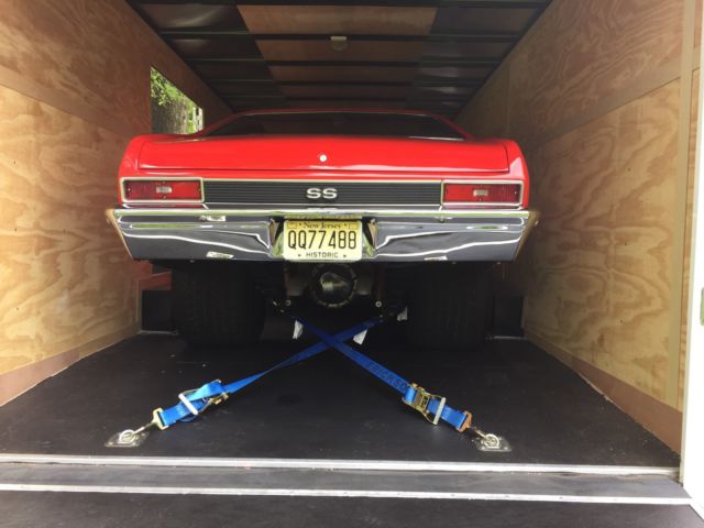 1971 Red Chevrolet Nova Coupe