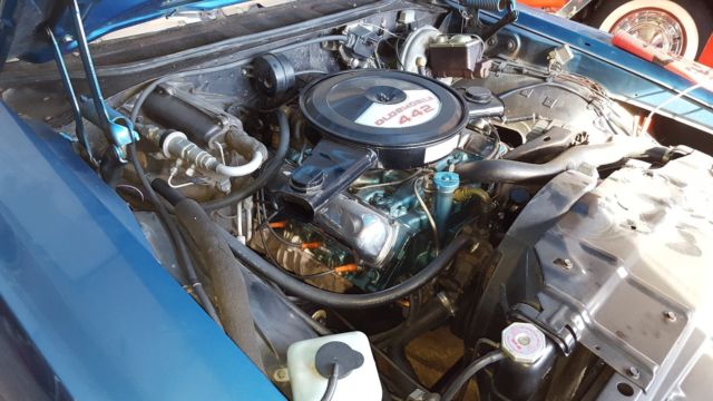 1971 Blue Oldsmobile Cutlass Coupe