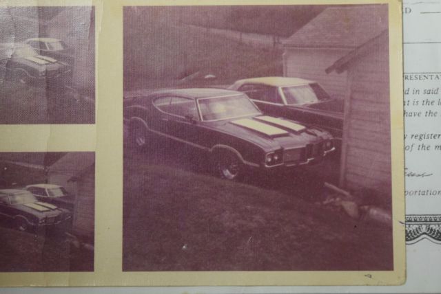 1971 Black Oldsmobile 442 Coupe