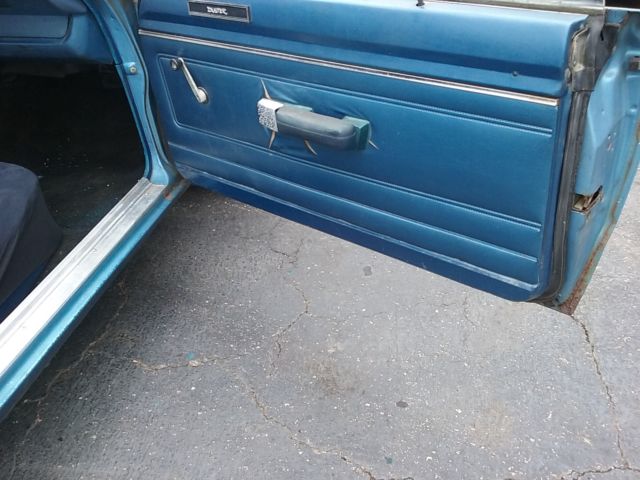 1971 Blue Plymouth Duster Coupe