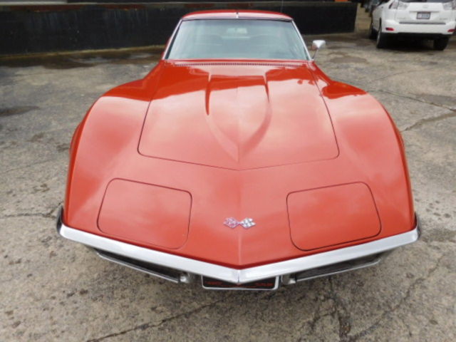 1971 Orange Chevrolet Corvette Coupe