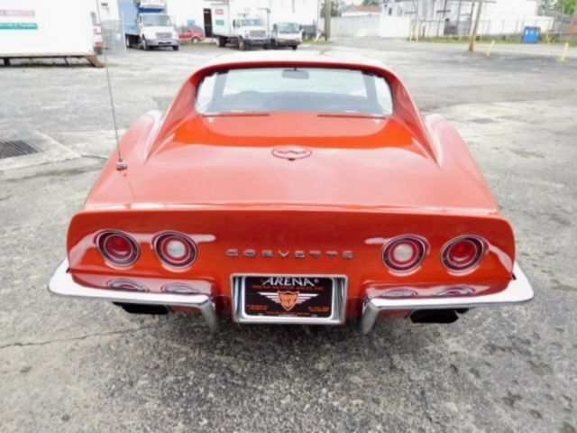 1971 Orange Chevrolet Corvette Coupe