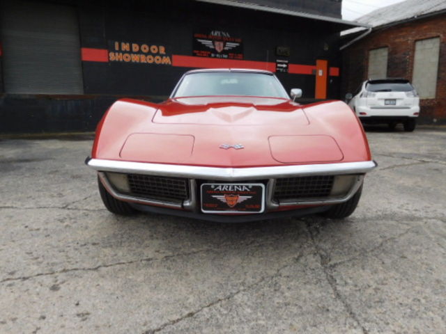 1971 Orange Chevrolet Corvette Coupe