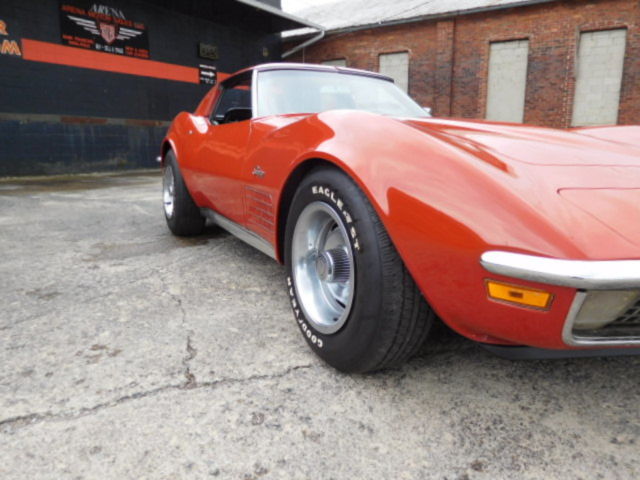 1971 Orange Chevrolet Corvette Coupe