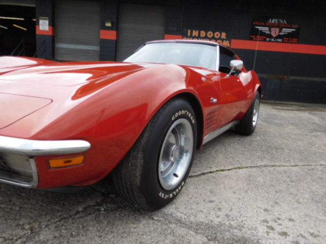1971 Orange Chevrolet Corvette Coupe