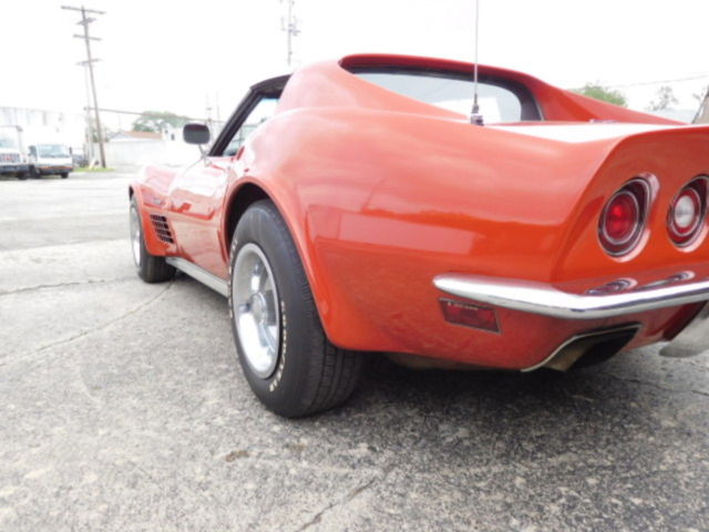 1971 Orange Chevrolet Corvette Coupe