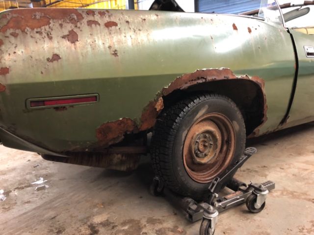 1971 Green Plymouth Barracuda Convertible