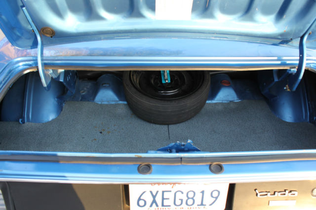 1971 Blue Plymouth Barracuda Coupe