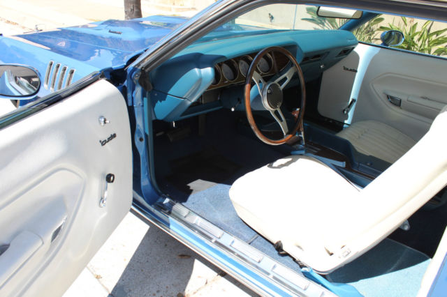 1971 Blue Plymouth Barracuda Coupe