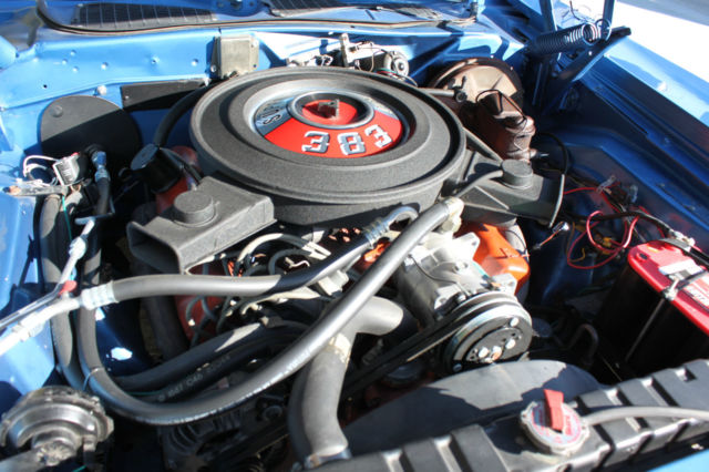 1971 Blue Plymouth Barracuda Coupe