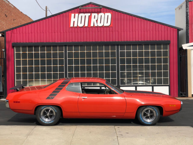 1971 Orange Plymouth Satellite Coupe