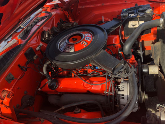 1971 Orange Plymouth Satellite Coupe