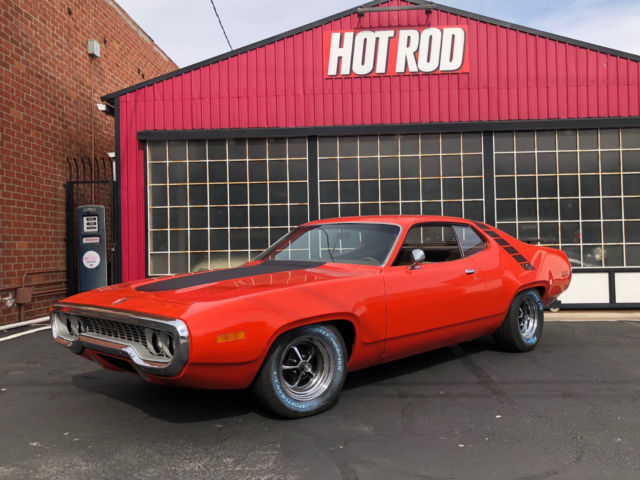 1971 Orange Plymouth Satellite Coupe