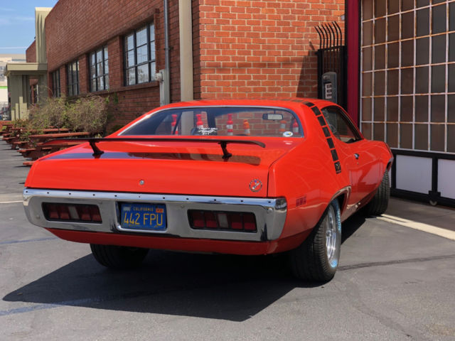 1971 Orange Plymouth Satellite Coupe
