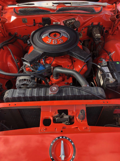 1971 Orange Plymouth Satellite Coupe