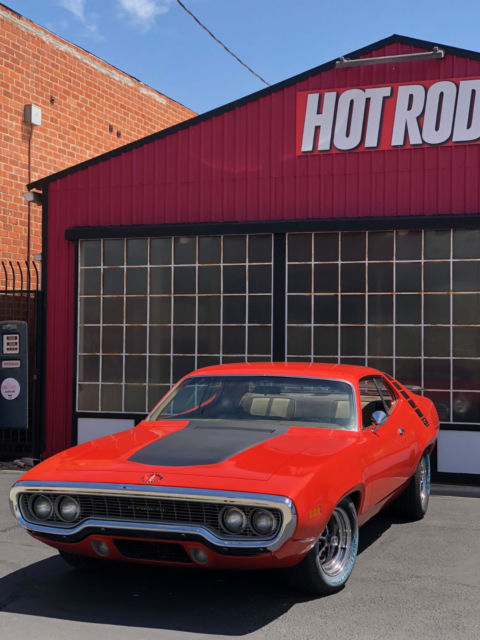 1971 Orange Plymouth Satellite Coupe