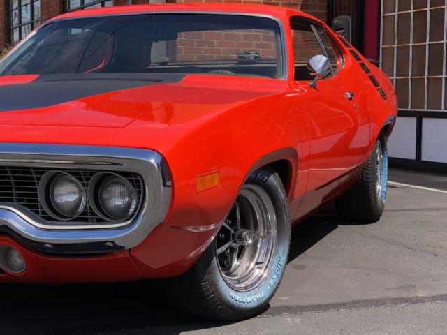 1971 Orange Plymouth Satellite Coupe
