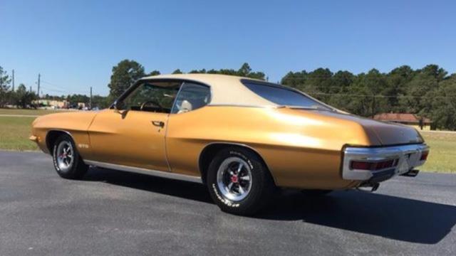 1971 Gold Pontiac GTO Convertible