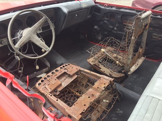 1971 Cardinal Red Pontiac GTO Coupe