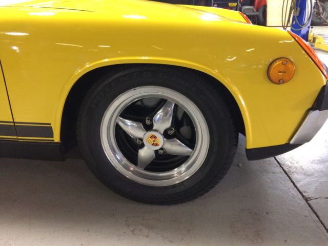 1971 Yellow Porsche 914 Convertible