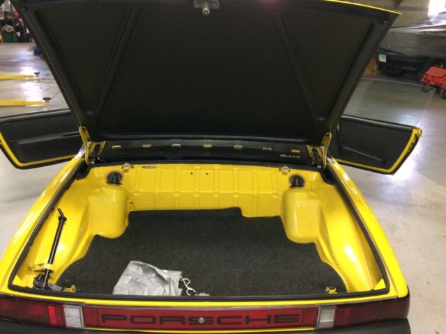 1971 Yellow Porsche 914 Convertible