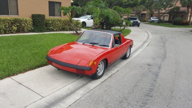1971 Red Porsche 914 Coupe