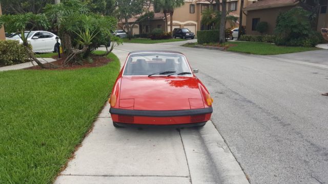 1971 Red Porsche 914 Coupe