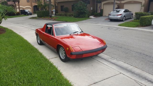 1971 Red Porsche 914 Coupe